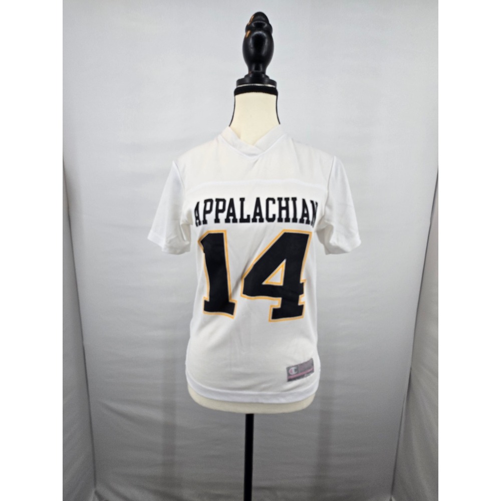 Champion Appalachian State Mountaineers #14 White Jersey Womens Small NCAA Fan